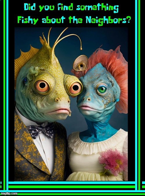 Tommy and Tilly Troutman | image tagged in vince vance,fish,people,aliens,cartoons,memes | made w/ Imgflip meme maker