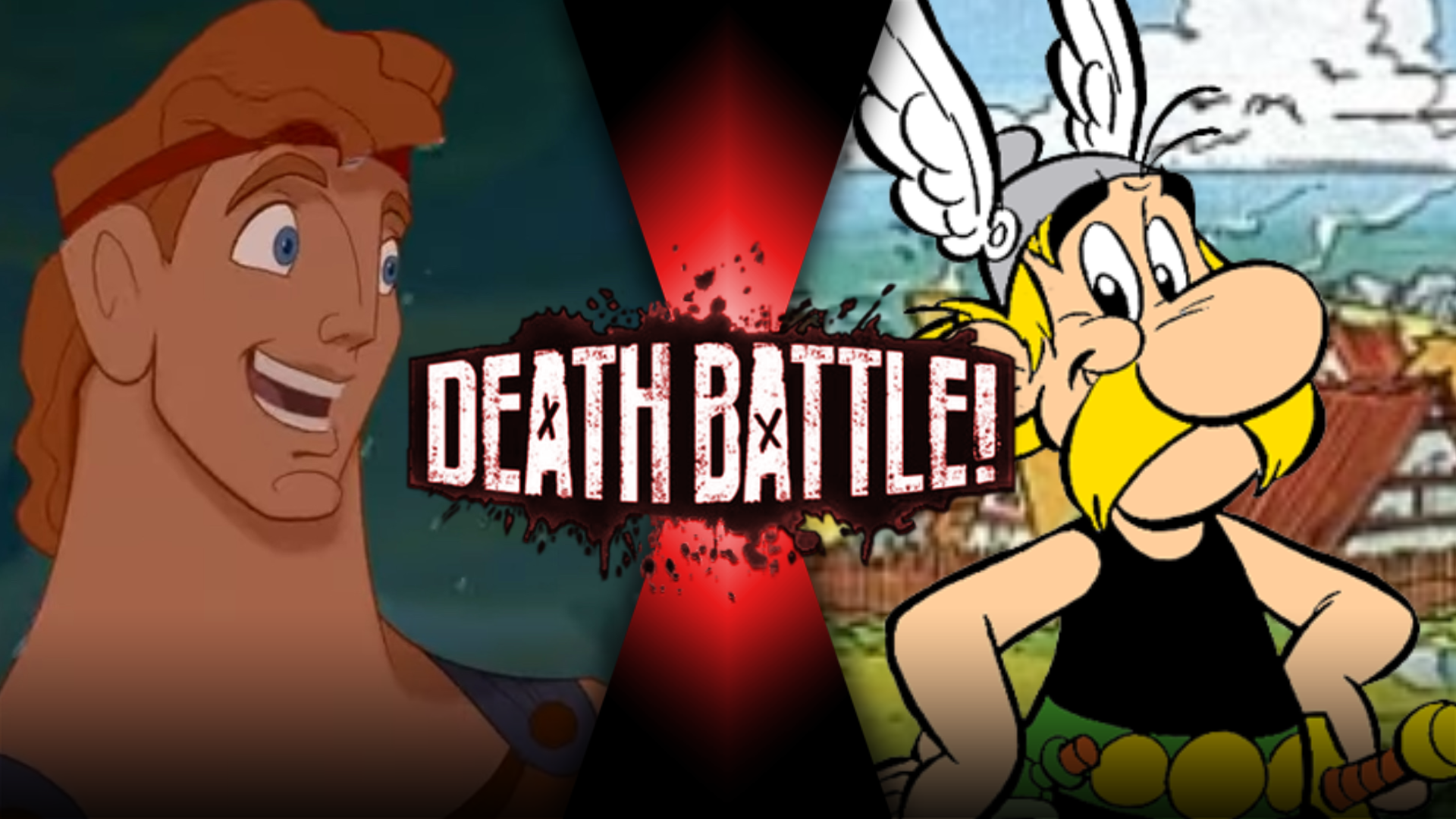 Hercules VS Astérix | DEATH BATTLE! Blank Meme Template