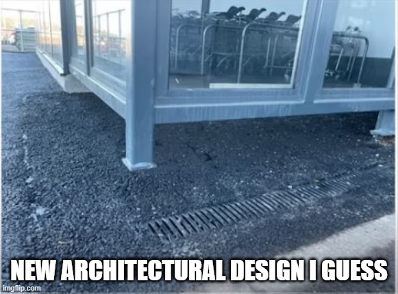 The Floating Building | NEW ARCHITECTURAL DESIGN I GUESS | image tagged in you had one job | made w/ Imgflip meme maker