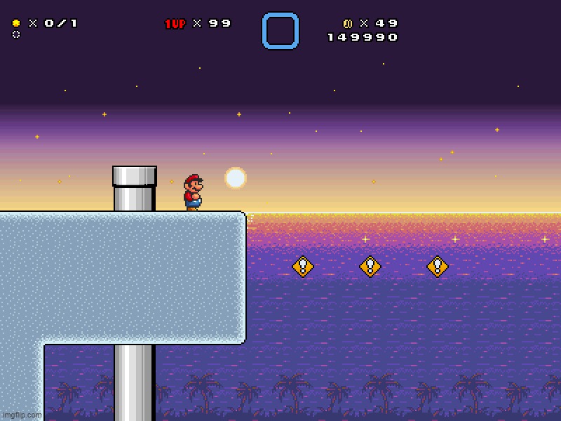 guys does this level of my mario fangame look good (like, visually) | made w/ Imgflip meme maker