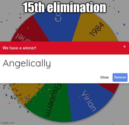 zad | 15th elimination | made w/ Imgflip meme maker