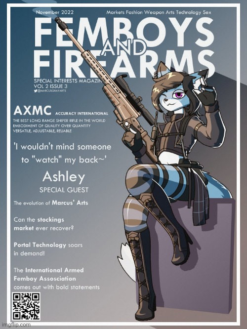 Femboy Firearms AXMC | image tagged in femboy firearms axmc | made w/ Imgflip meme maker