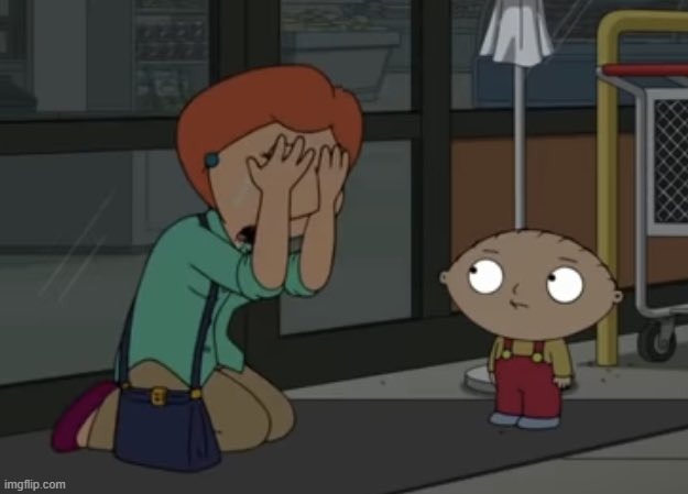 I want to draw this with Venus as Lois and someone else as Stewie | made w/ Imgflip meme maker