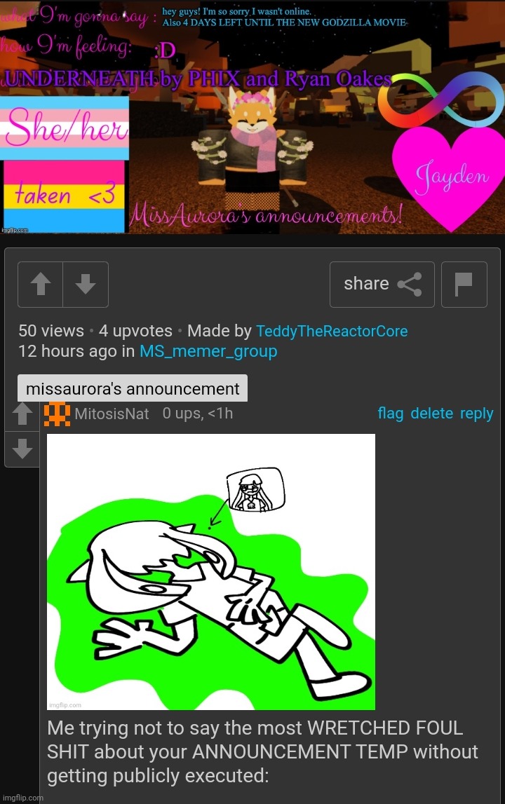 Like, hoe you don't gotta be flashin uncomfy info everywhere | made w/ Imgflip meme maker