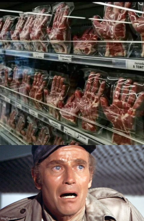 People | image tagged in soylent green,hands,i see dead people | made w/ Imgflip meme maker