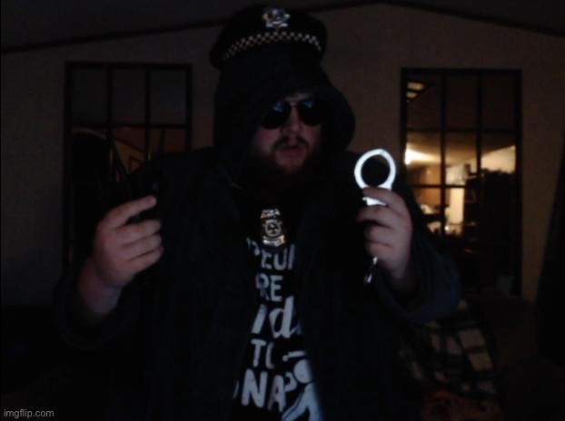 Cop caseoh | image tagged in cop caseoh | made w/ Imgflip meme maker