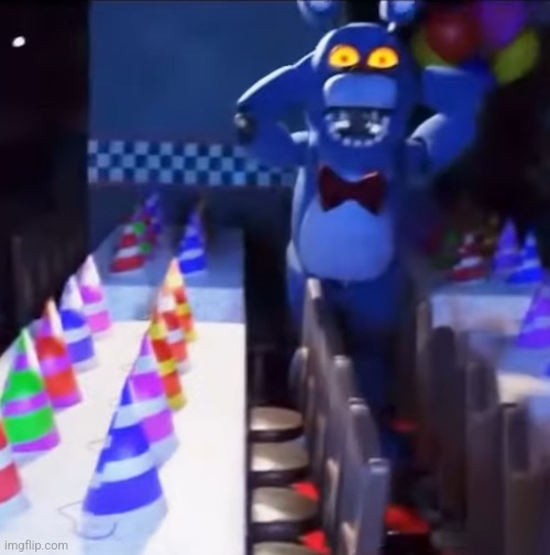 bonnie scared | image tagged in bonnie scared | made w/ Imgflip meme maker