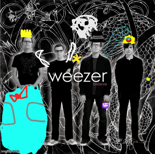 I ruined make believe cover in kleki (Mod note: Why?) | image tagged in weezer | made w/ Imgflip meme maker