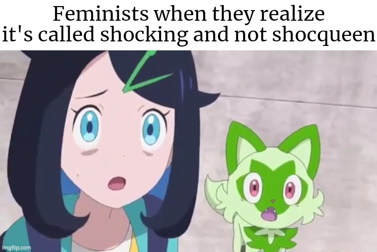 Isn't that very shocqueen? | Feminists when they realize it's called shocking and not shocqueen | image tagged in memes,funny,feminists,shocking | made w/ Imgflip meme maker