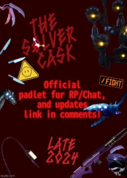 TSC (Official) Padlet | Official padlet for RP/Chat, and updates link in comments! | image tagged in official tsc poster | made w/ Imgflip meme maker