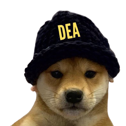 High Quality Dog DEA Blank Meme Template