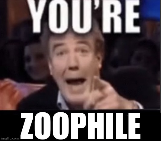 @artemis | ZOOPHILE | image tagged in you're x blank | made w/ Imgflip meme maker