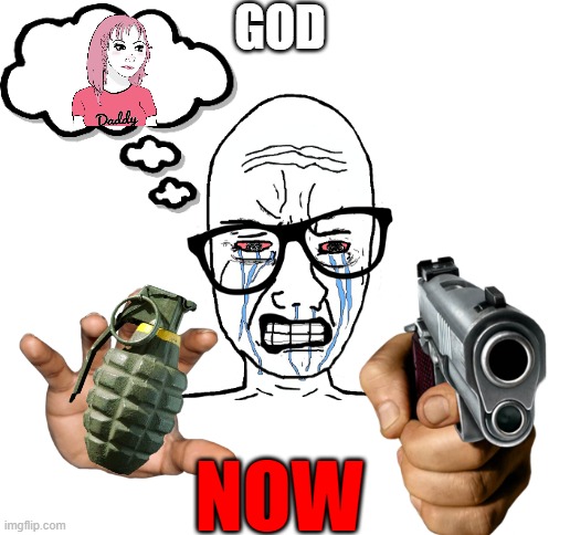 god now #5 | GOD; NOW | image tagged in blank white template | made w/ Imgflip meme maker