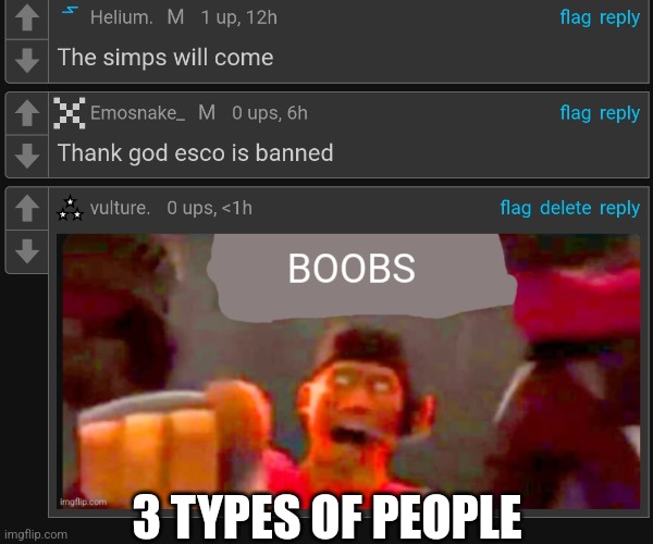 3 TYPES OF PEOPLE | made w/ Imgflip meme maker