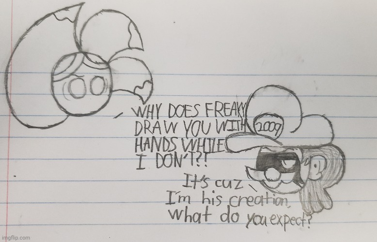 Goofy ahh doodle in class: Breaking the 4th wall | image tagged in school,class,drawing | made w/ Imgflip meme maker