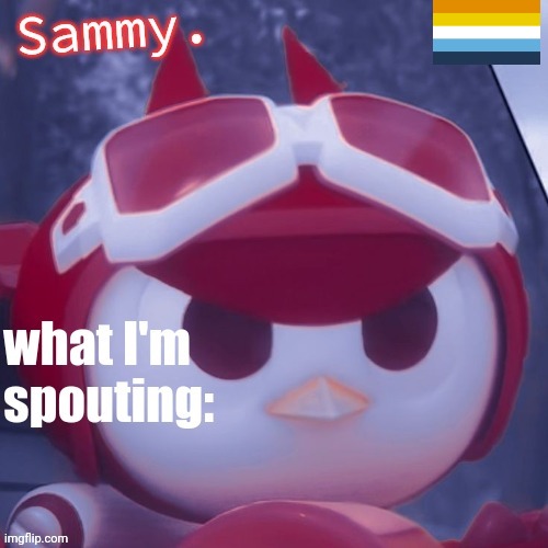 High Quality Sammy. Announcement temp Blank Meme Template