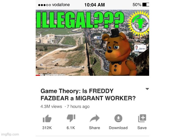 New Game theory | image tagged in fnaf | made w/ Imgflip meme maker
