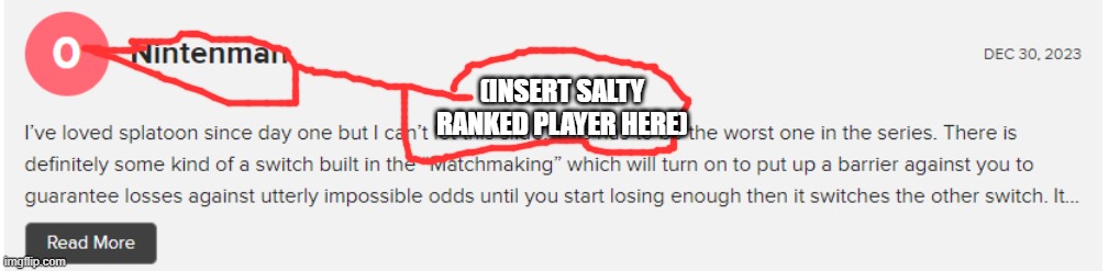(INSERT SALTY RANKED PLAYER HERE) | made w/ Imgflip meme maker