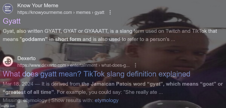 Which etymology is correct? | made w/ Imgflip meme maker