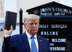 High Quality Trump HOLDING A BIBLE Blank Meme Template