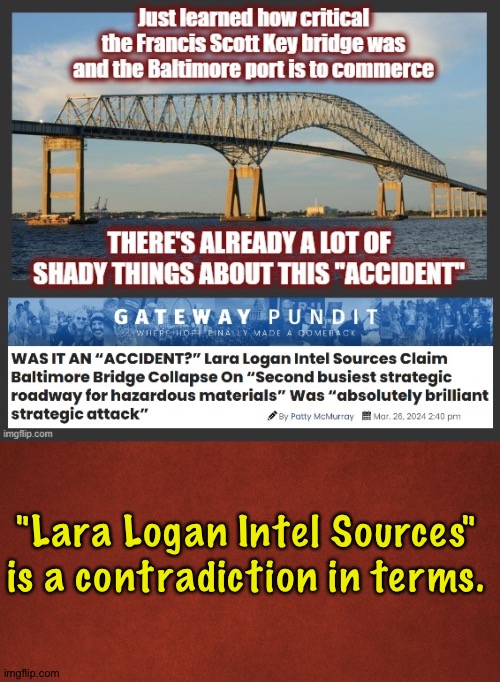Lara Logan is a nutty conspiracy clown. | "Lara Logan Intel Sources"
is a contradiction in terms. | image tagged in blank red background | made w/ Imgflip meme maker