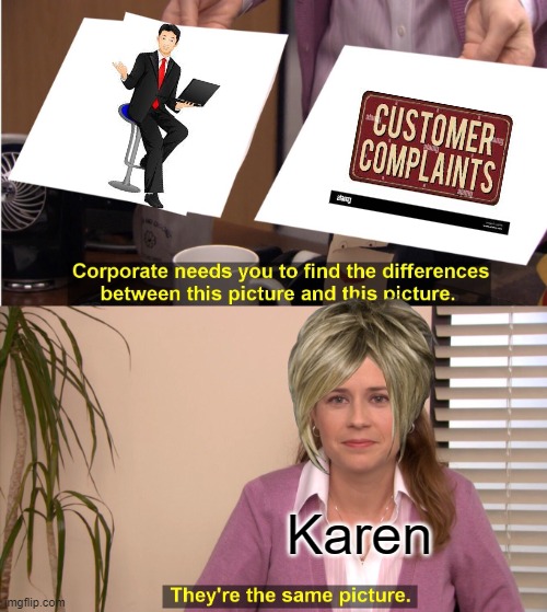 Do i need to explain? | Karen | image tagged in memes,they're the same picture | made w/ Imgflip meme maker