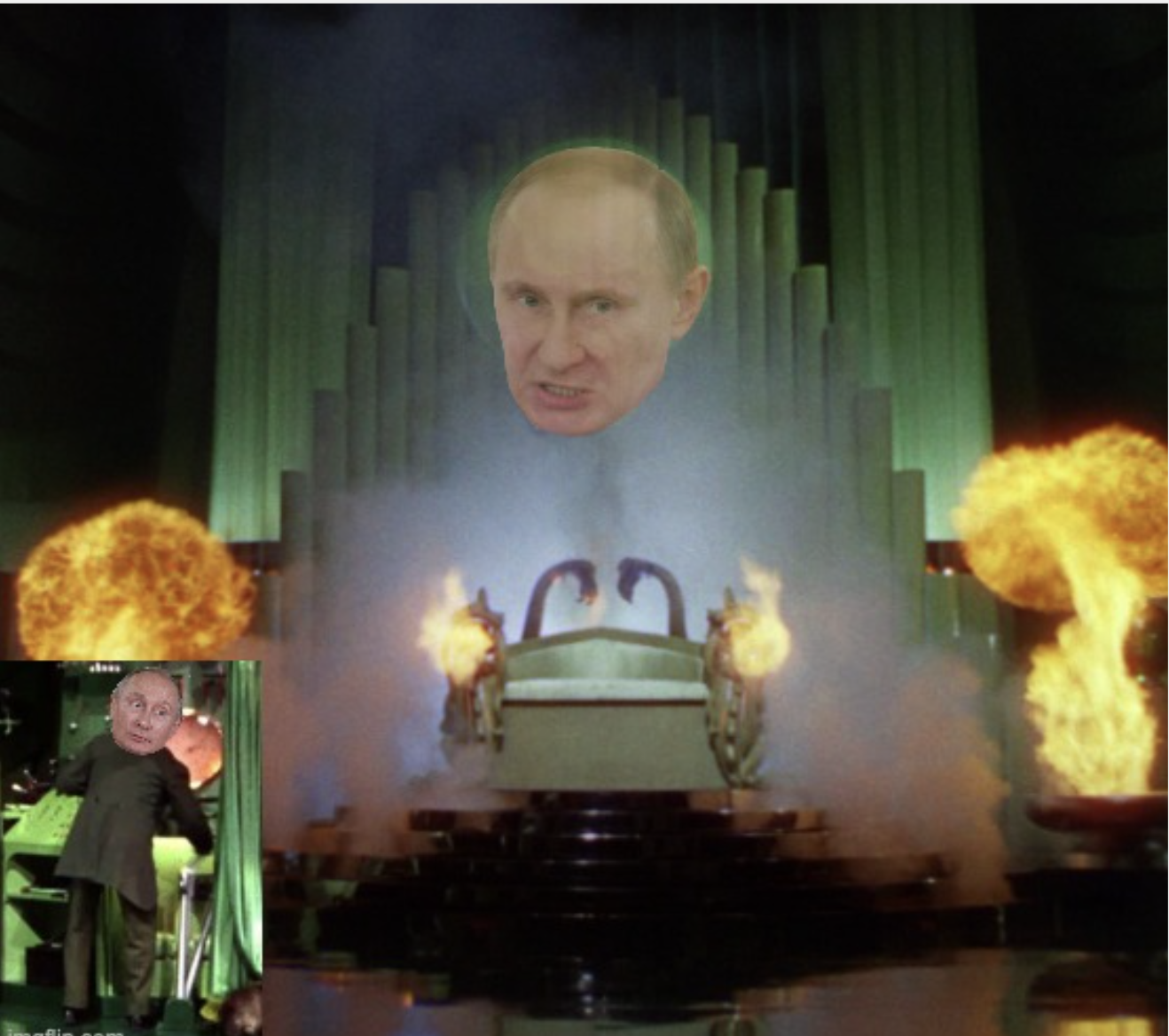 Putin OZ Humbug Blank Meme Template