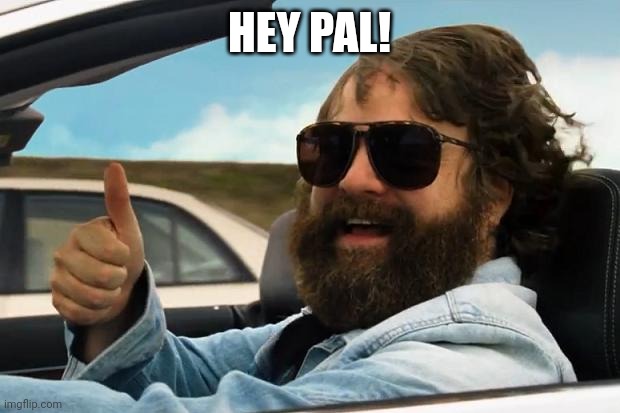 hangover | HEY PAL! | image tagged in hangover | made w/ Imgflip meme maker