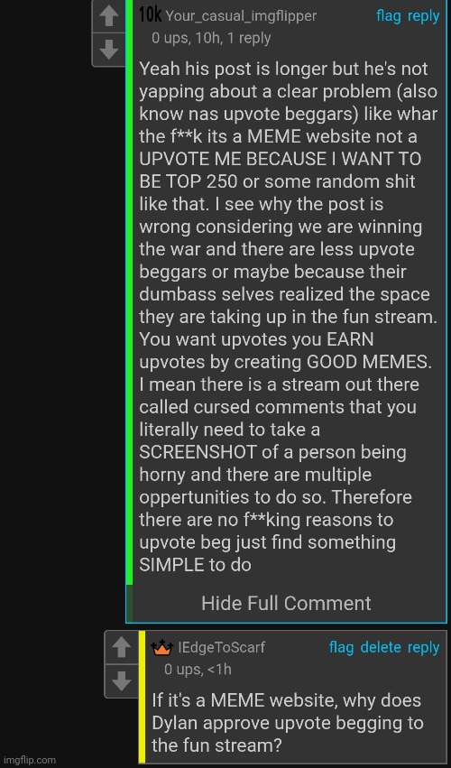 Btw is my point fair - Imgflip