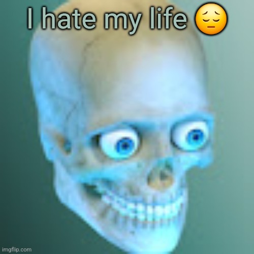 Youtube pfp | I hate my life 😔 | image tagged in youtube pfp | made w/ Imgflip meme maker