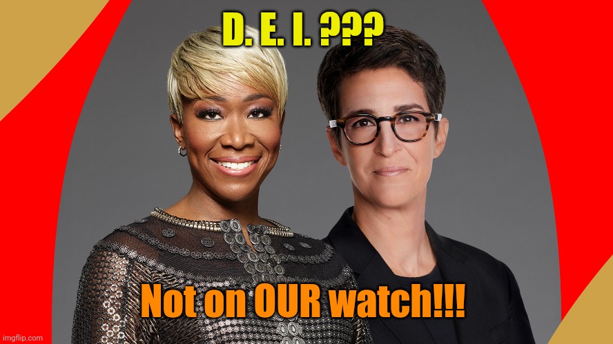 Do as we say... Not as we do! | D. E. I. ??? Not on OUR watch!!! | made w/ Imgflip meme maker