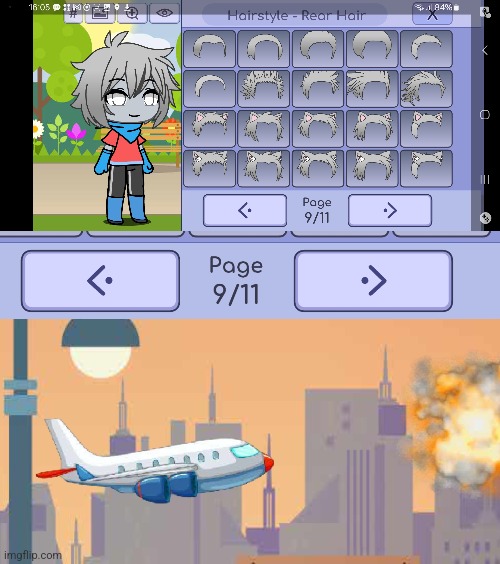Page 9 of 11 | image tagged in gacha life,9/11,aviation,plane,planes,airplane | made w/ Imgflip meme maker