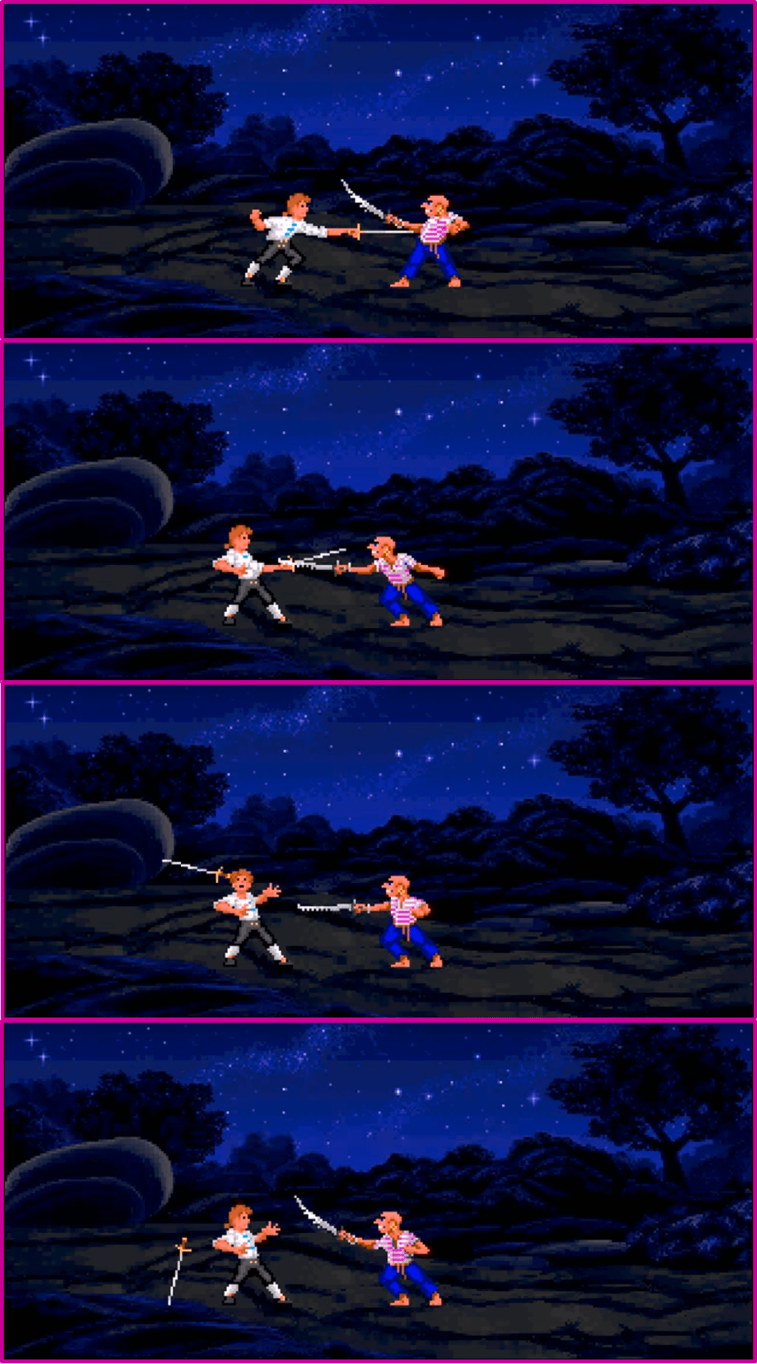 High Quality Monkey Island duel Blank Meme Template