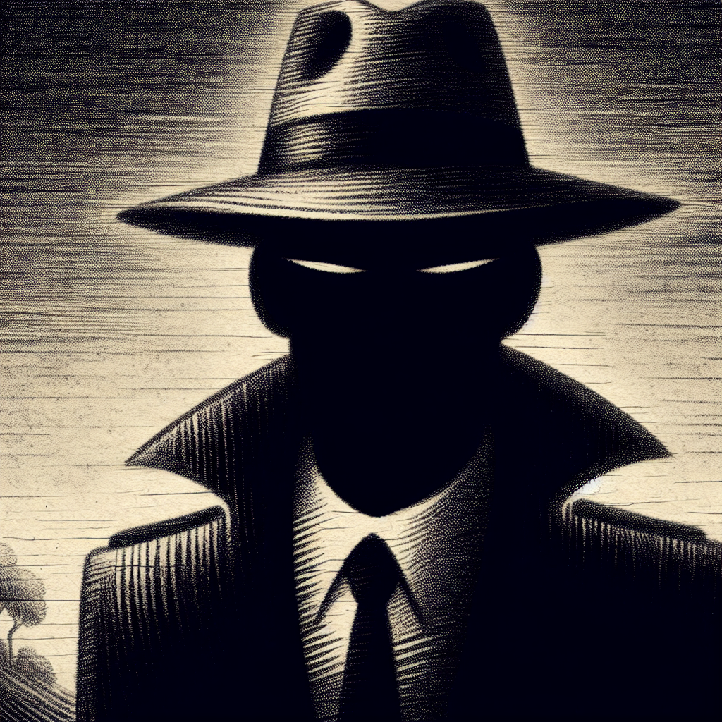 the shadow man Blank Meme Template