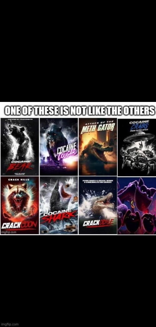 I’m not even cropping anymore. Here’s some silly movies about random stuff | made w/ Imgflip meme maker