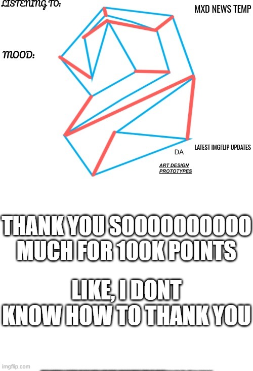 lots of love from maxdiarosh (offline ofc) | THANK YOU SOOOOOOOOOO MUCH FOR 100K POINTS; LIKE, I DONT KNOW HOW TO THANK YOU | image tagged in mxd announcememt template 2024,tysm for 100k points,i love you all sooooo much | made w/ Imgflip meme maker