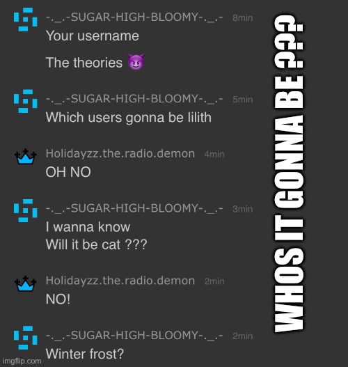 WHOS IT GONNA BE ??? | made w/ Imgflip meme maker