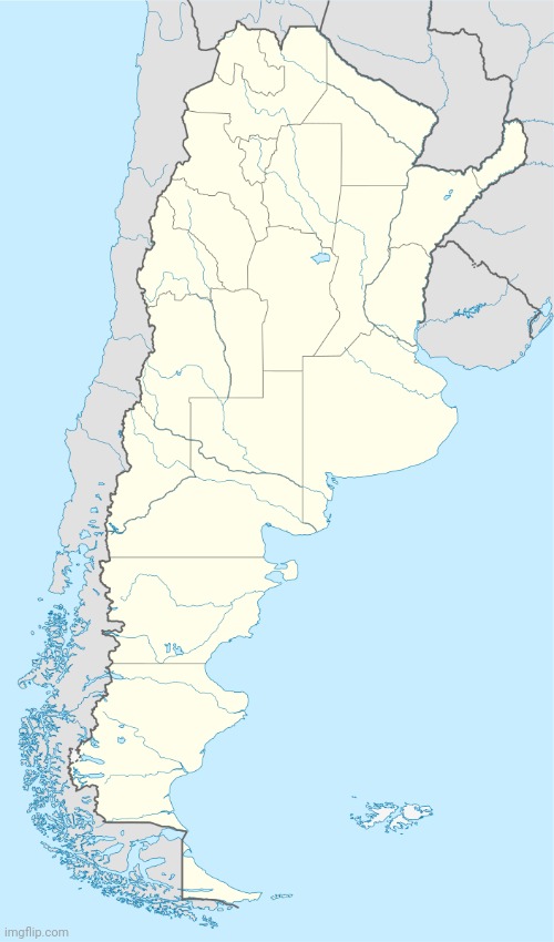 image tagged in argentina,map | made w/ Imgflip meme maker