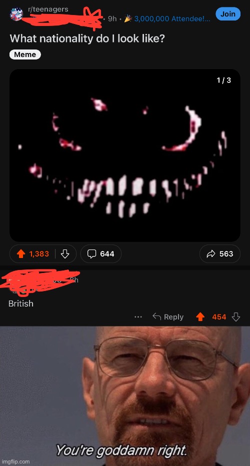 Bruh | image tagged in you're goddang right,cursedcomments | made w/ Imgflip meme maker