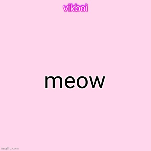 meow | meow | image tagged in vikboi temp modern | made w/ Imgflip meme maker