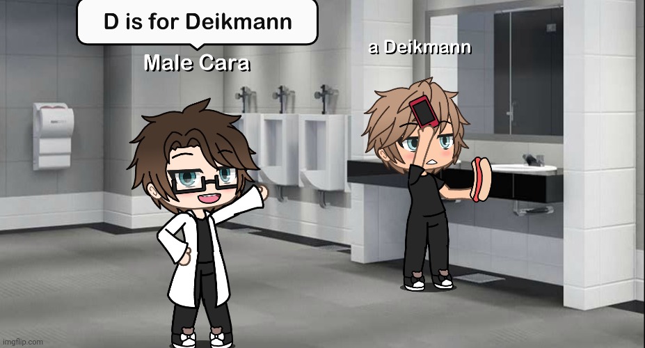 Not every male is a Deikmann. But males who take pictures of their hot dogs are. | image tagged in pop up school 2,pus2,x is for x,male cara,deikmann | made w/ Imgflip meme maker