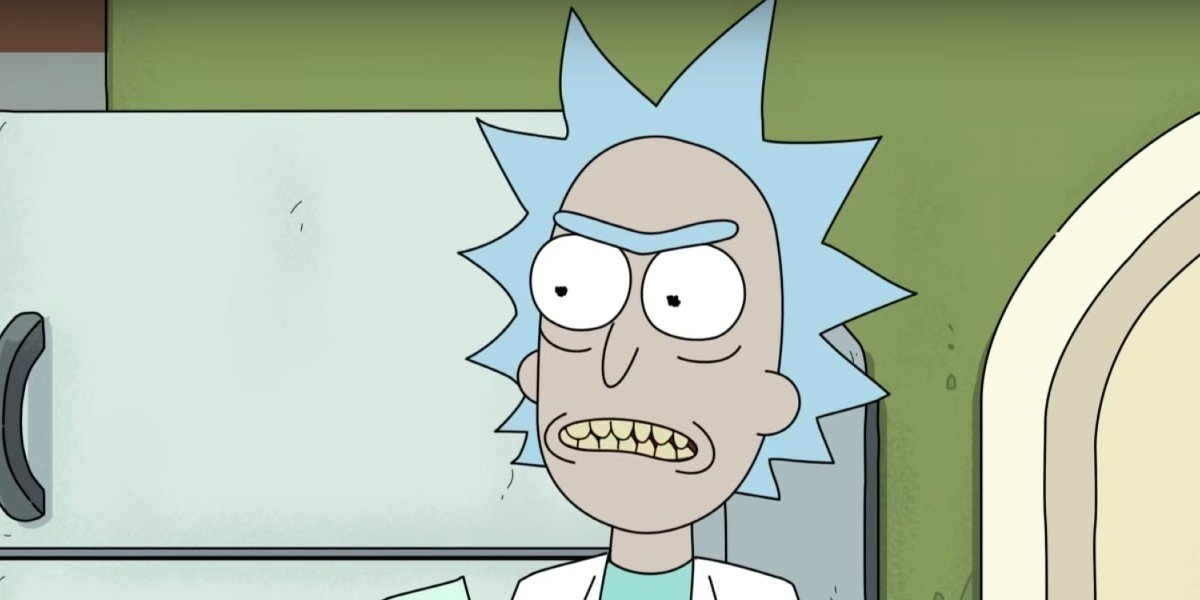 High Quality rick and morty angry rick Blank Meme Template