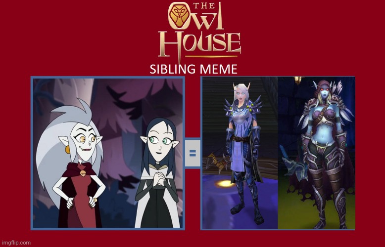 Owl House Siblings | image tagged in owl house siblings | made w/ Imgflip meme maker