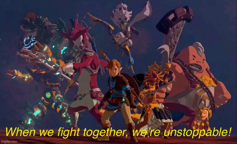 When we fight together, we’re unstoppable! | made w/ Imgflip meme maker