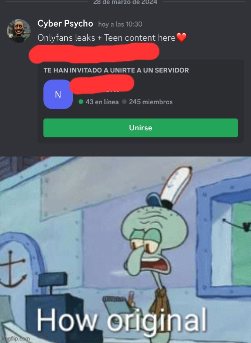 image tagged in squidward how original | made w/ Imgflip meme maker