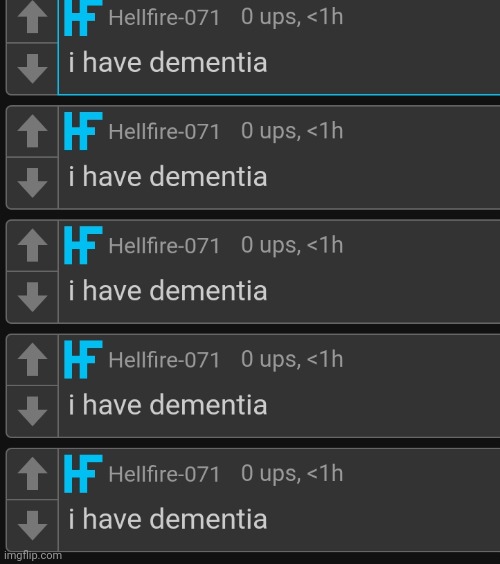 he has dementia | made w/ Imgflip meme maker