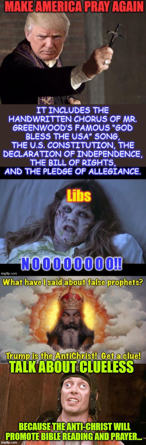 Of course they turned off their comments | image tagged in clueless liberals,say the anti-christ,will sell bibles and promote prayer,major,trump derangement syndrome | made w/ Imgflip meme maker