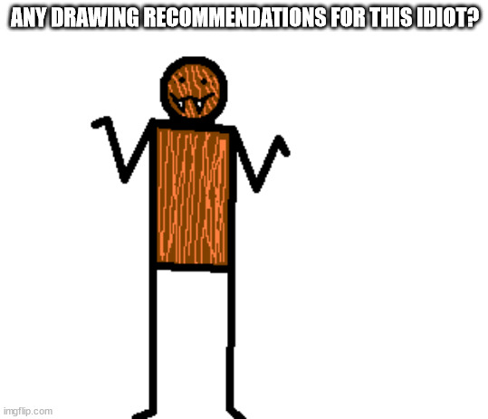 here we go again | ANY DRAWING RECOMMENDATIONS FOR THIS IDIOT? | image tagged in mildly confused spdr | made w/ Imgflip meme maker