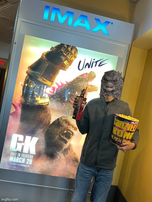Here’s proof that I’m at a imax and watching gxk | image tagged in gxk,imax,no face reveal for you guys | made w/ Imgflip meme maker