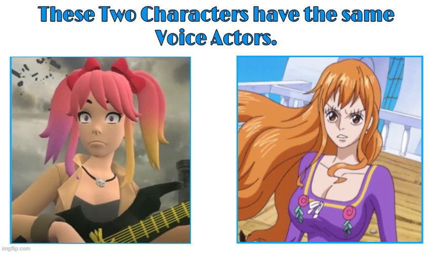 same voice actor | image tagged in same voice actor,smg4,one piece,animeme,one piece wanted poster template,anime | made w/ Imgflip meme maker